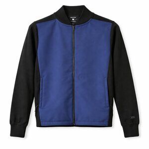 Mission Workshop Mission Cardigan Jacket Blue Black Zip Front Size M